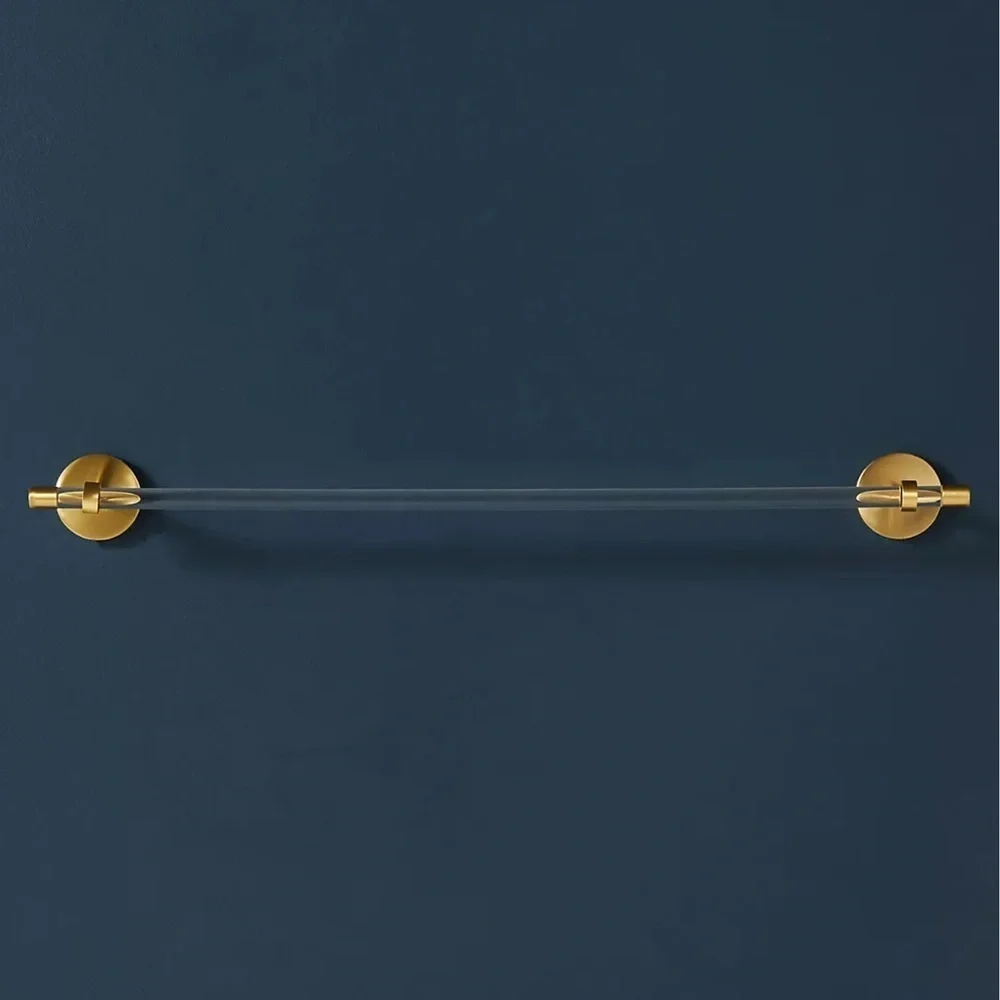 NWOT Anthropologie Mikayla Lucite Towel Bar